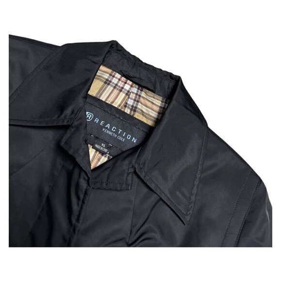Kenneth Cole Reaction Luxury Designer Lightweight Business Casual Trench Coat XS - Picture 2 of 4